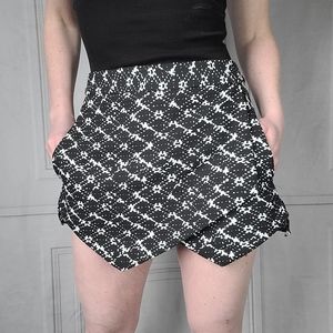 NWT Aqua Printed Skort